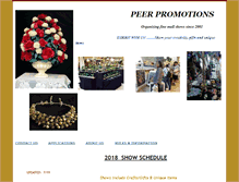 Tablet Screenshot of peerpromotions.com